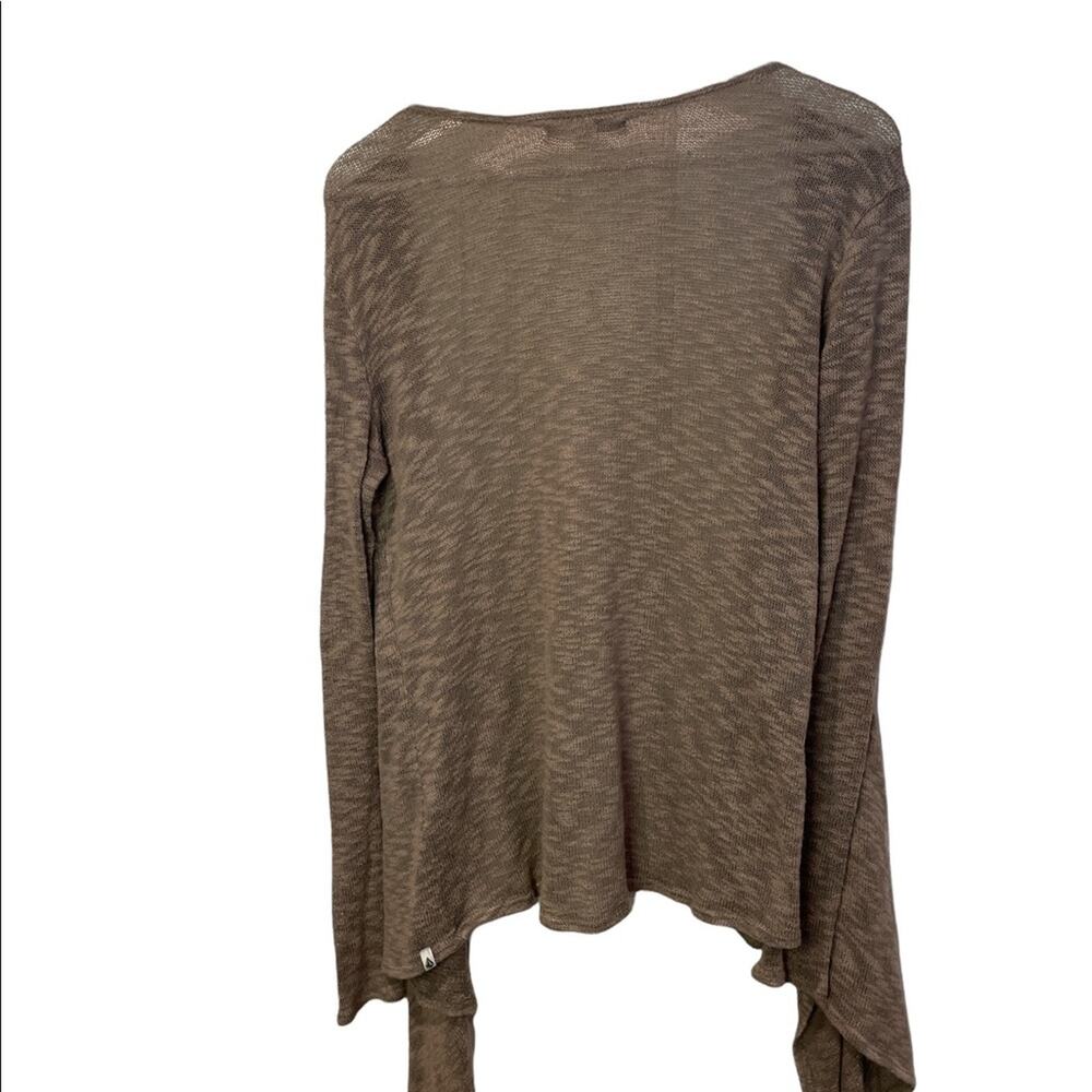 Volcom Small Grey Go To Wrap Open Front Sweater - image 5